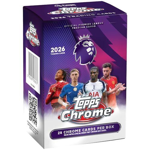 2026 Topps クロムプレミアリーグサッカー - 工場密封 - バリューボックスpms