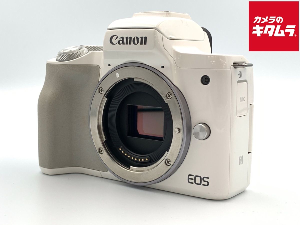 【中古】 【良品】 キヤノン EOS Kiss M ボディ ホワイト