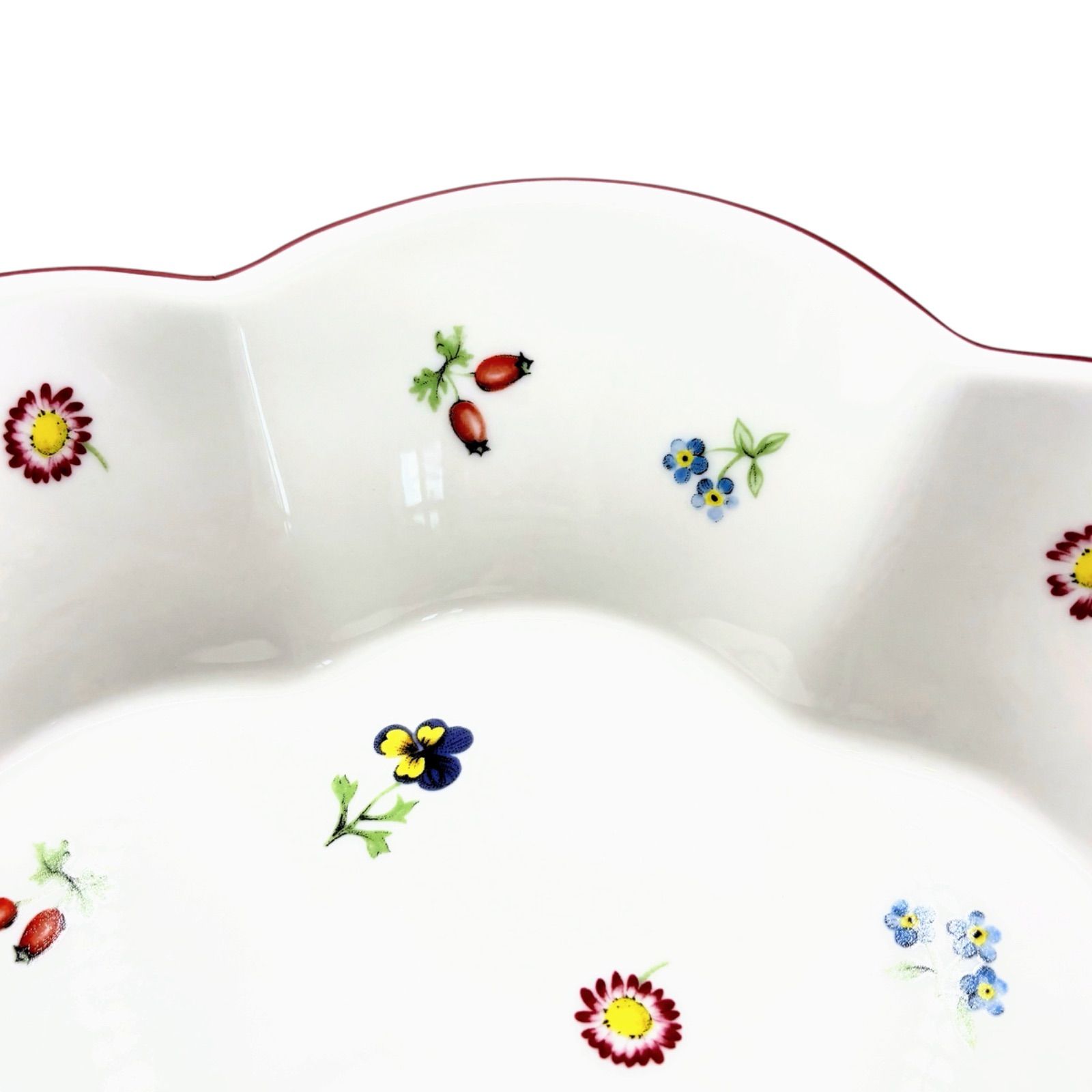 ビレロイ＆ボッホ Villeroy&Boch プチフルール フラワー 大皿 約31.5cm