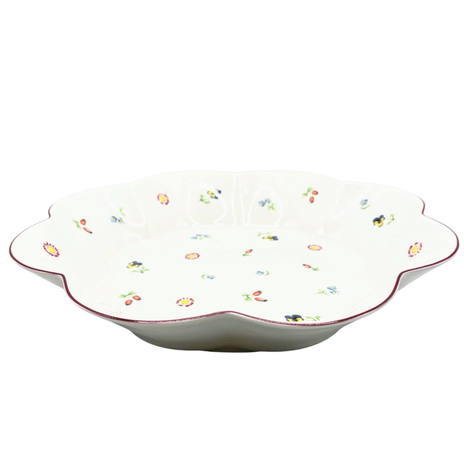 ビレロイ＆ボッホ Villeroy&Boch プチフルール フラワー 大皿 約31.5cm