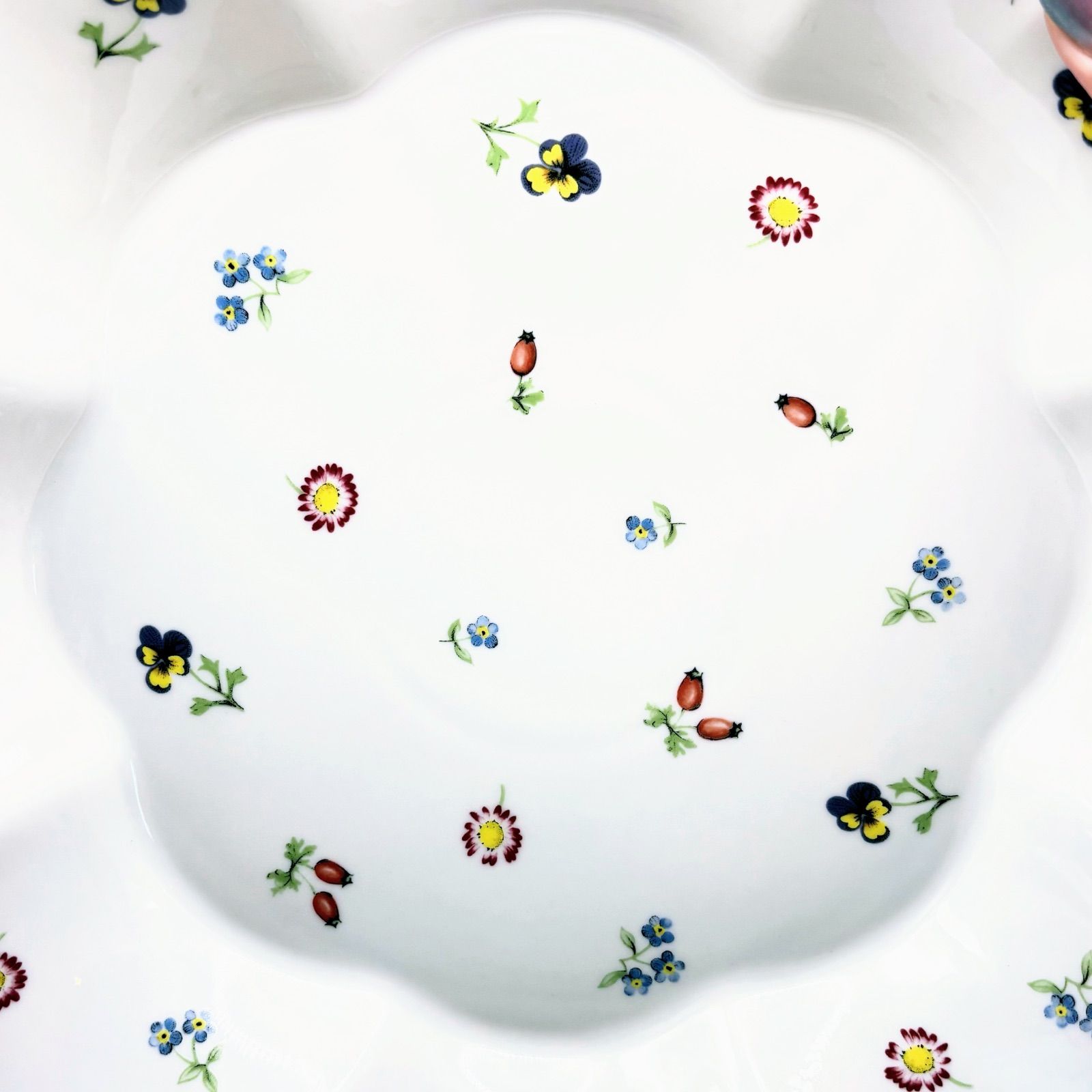 ビレロイ＆ボッホ Villeroy&Boch プチフルール フラワー 大皿 約31.5cm