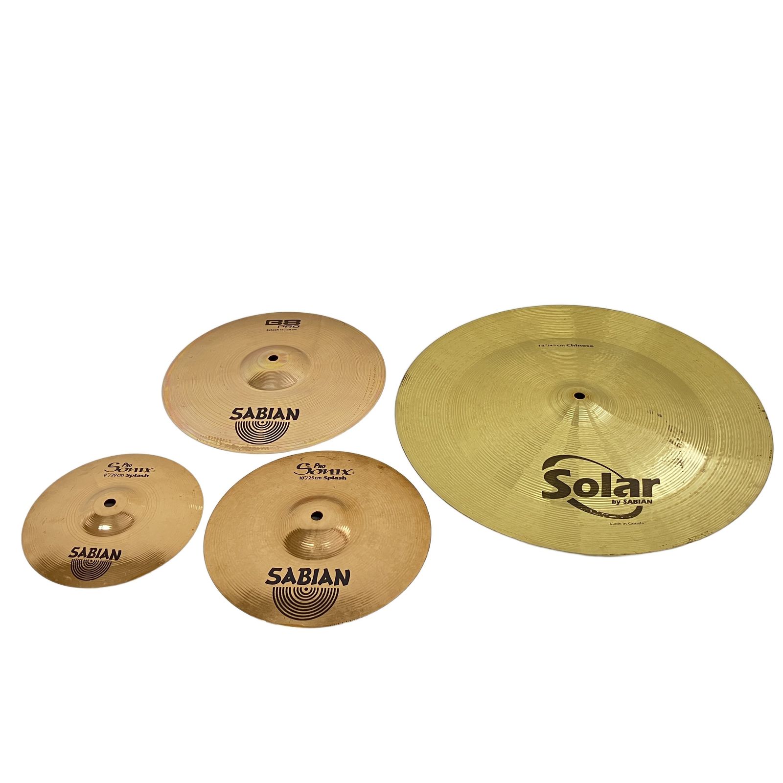 SABIAN セイビアン Splash Solar シンバル 4枚セット 8inch/20cm