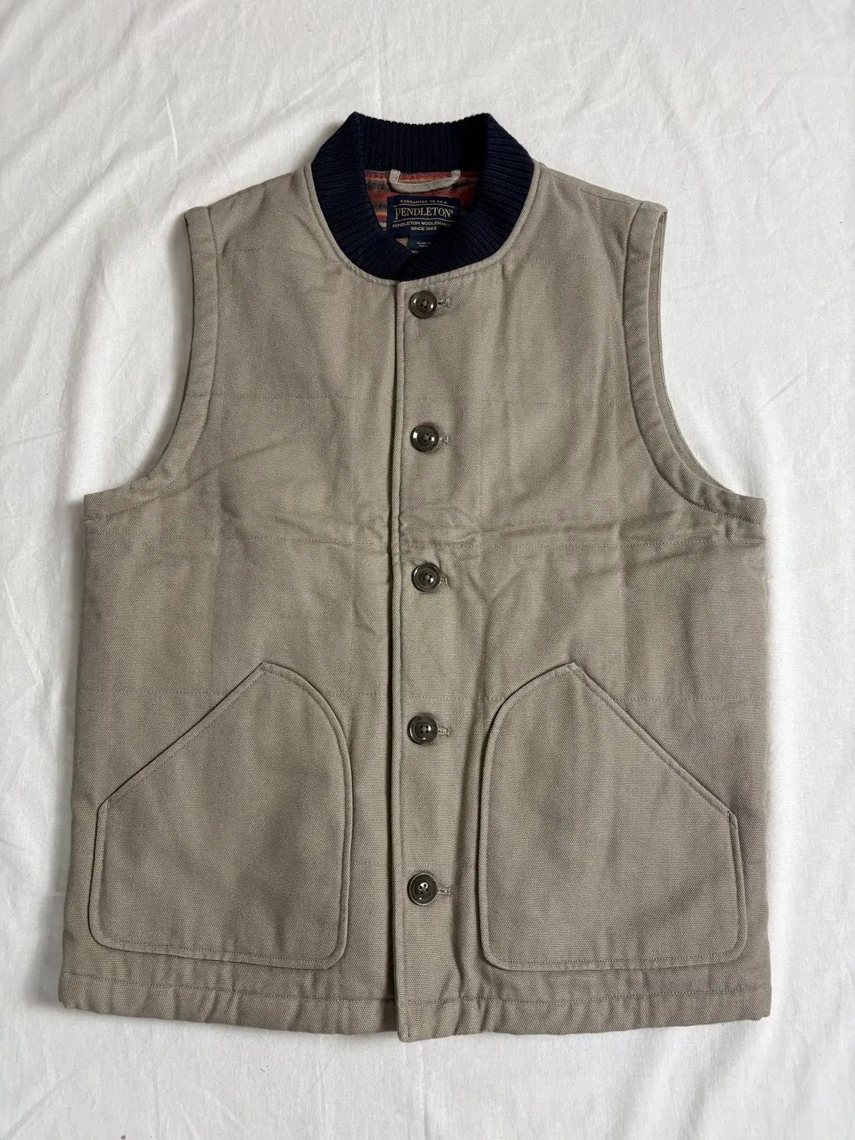 Pendleton 펜들턴 コットン ウールライニング ベスト M
