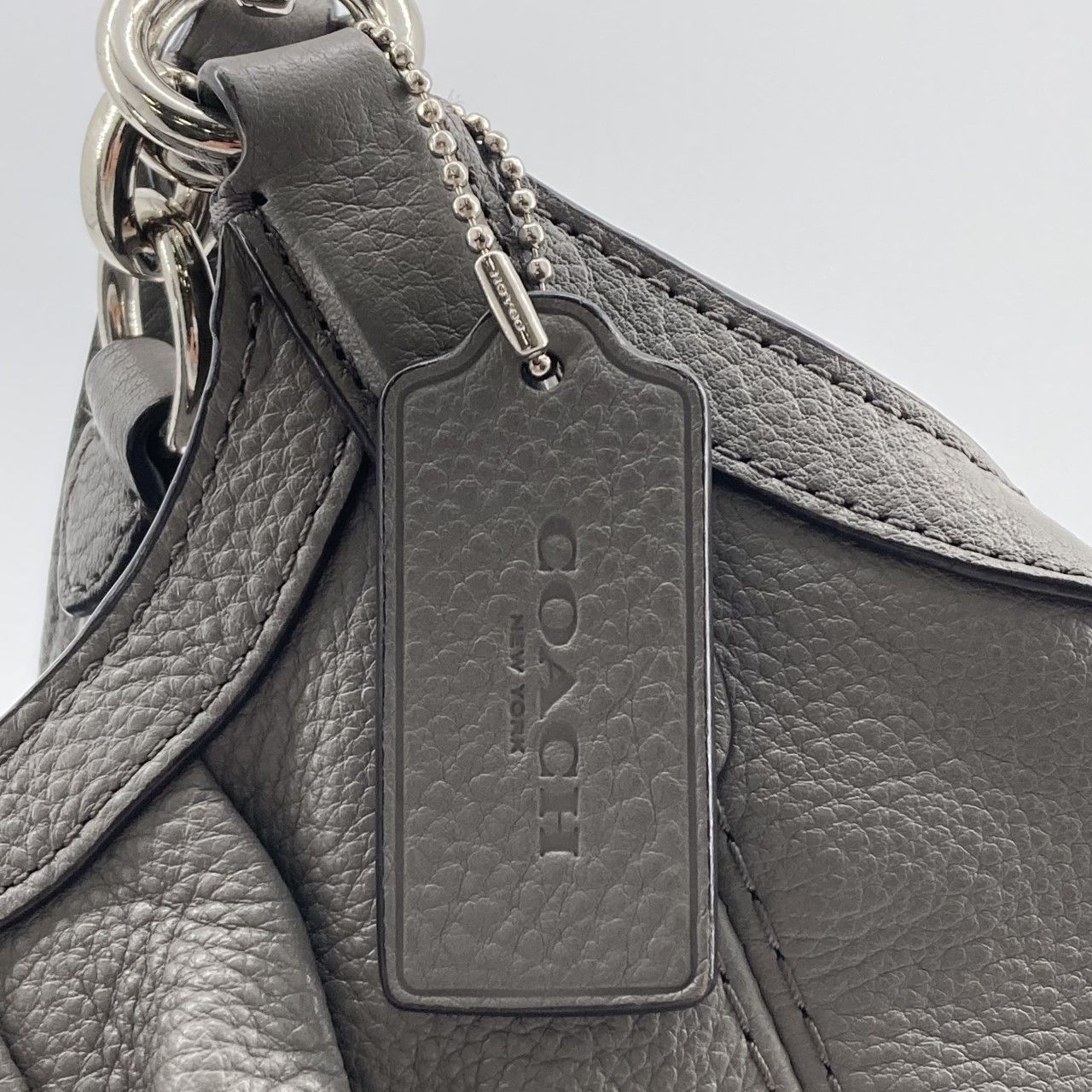 COACH（コーチ） ロゴトート レザー ショルダーバッグ F12155 