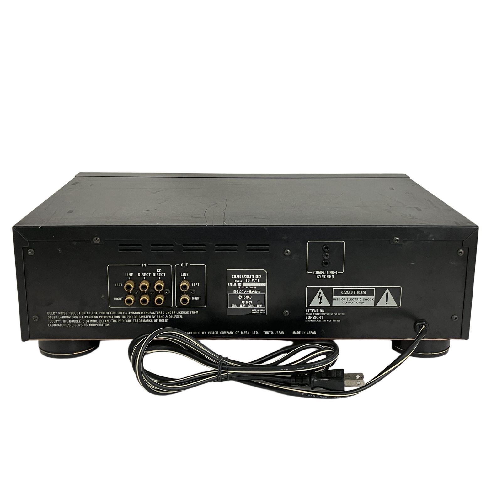 VICTOR TD-V711 ビクター カセットデッキ ジャンク Y11465451 - メルカリ