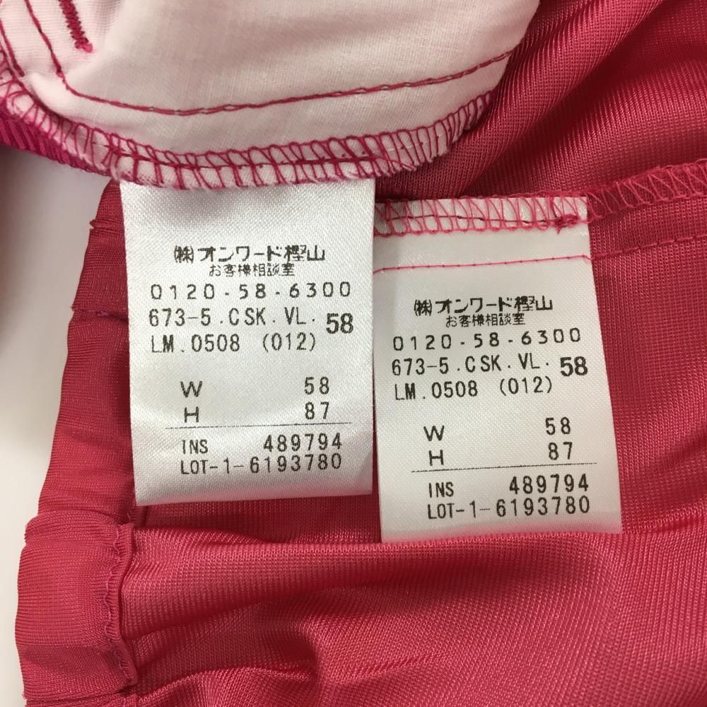 新品】23区ゴルフ スカート ピンク インナーパンツ付 ストレッチ