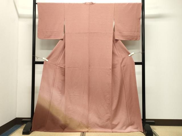 平和屋着物○訪問着 霞文 暈し染め ロング丈 正絹 逸品 未使用