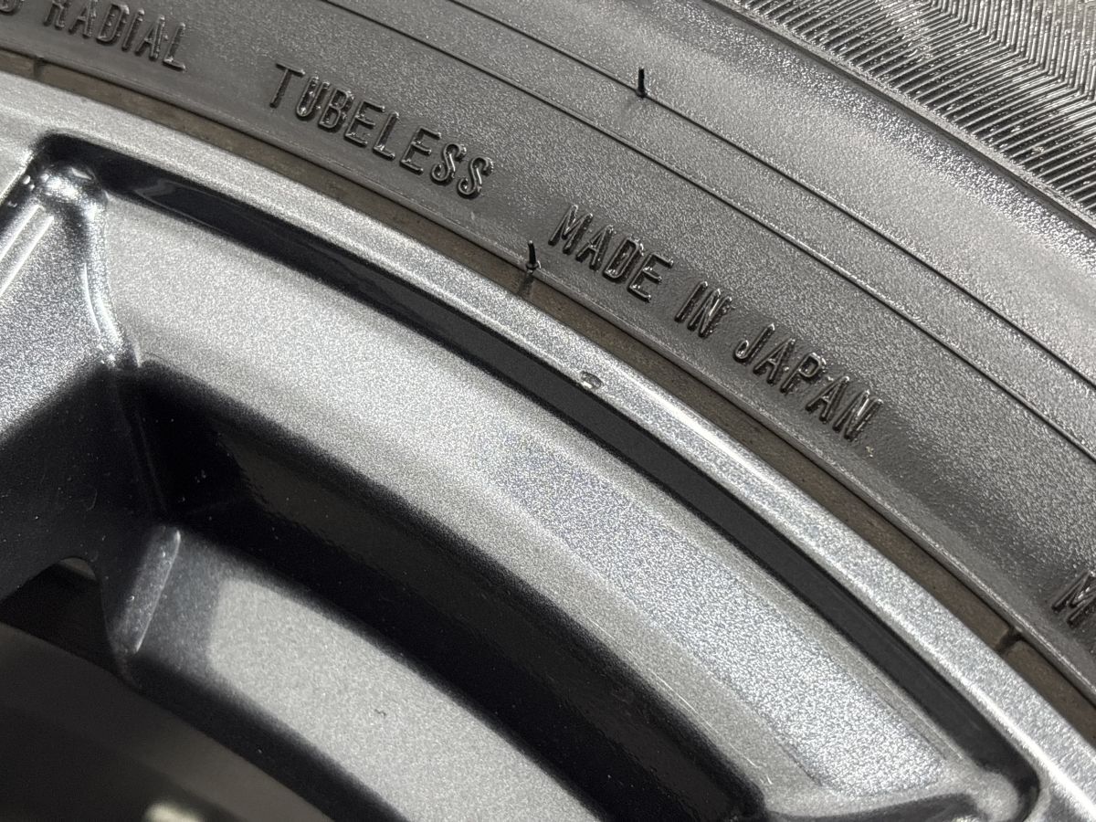 美品 バリ溝】テッド 16in 6.5J +40 PCD114.3 ダンロップ ウィンター