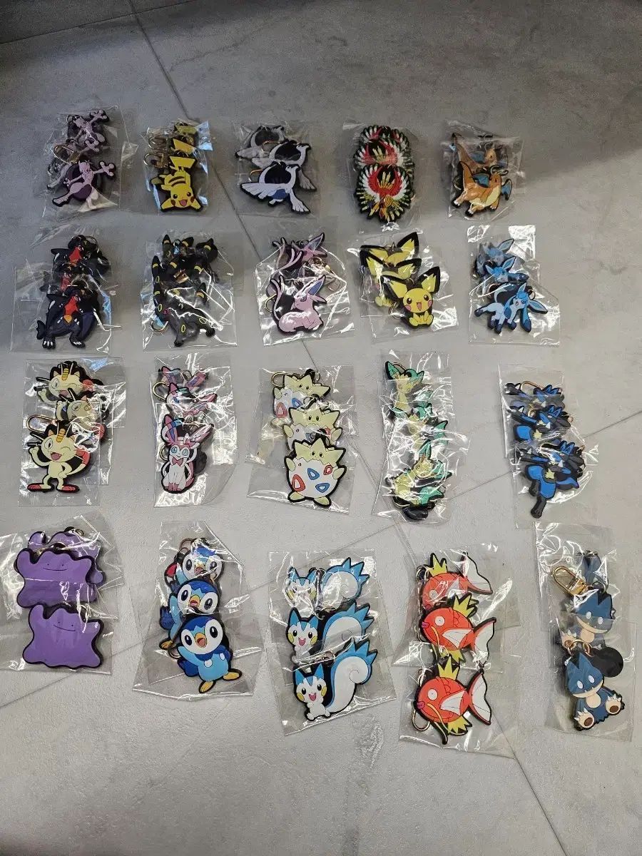 ポケットモンスター キーホルダー 20個 1セットで出品