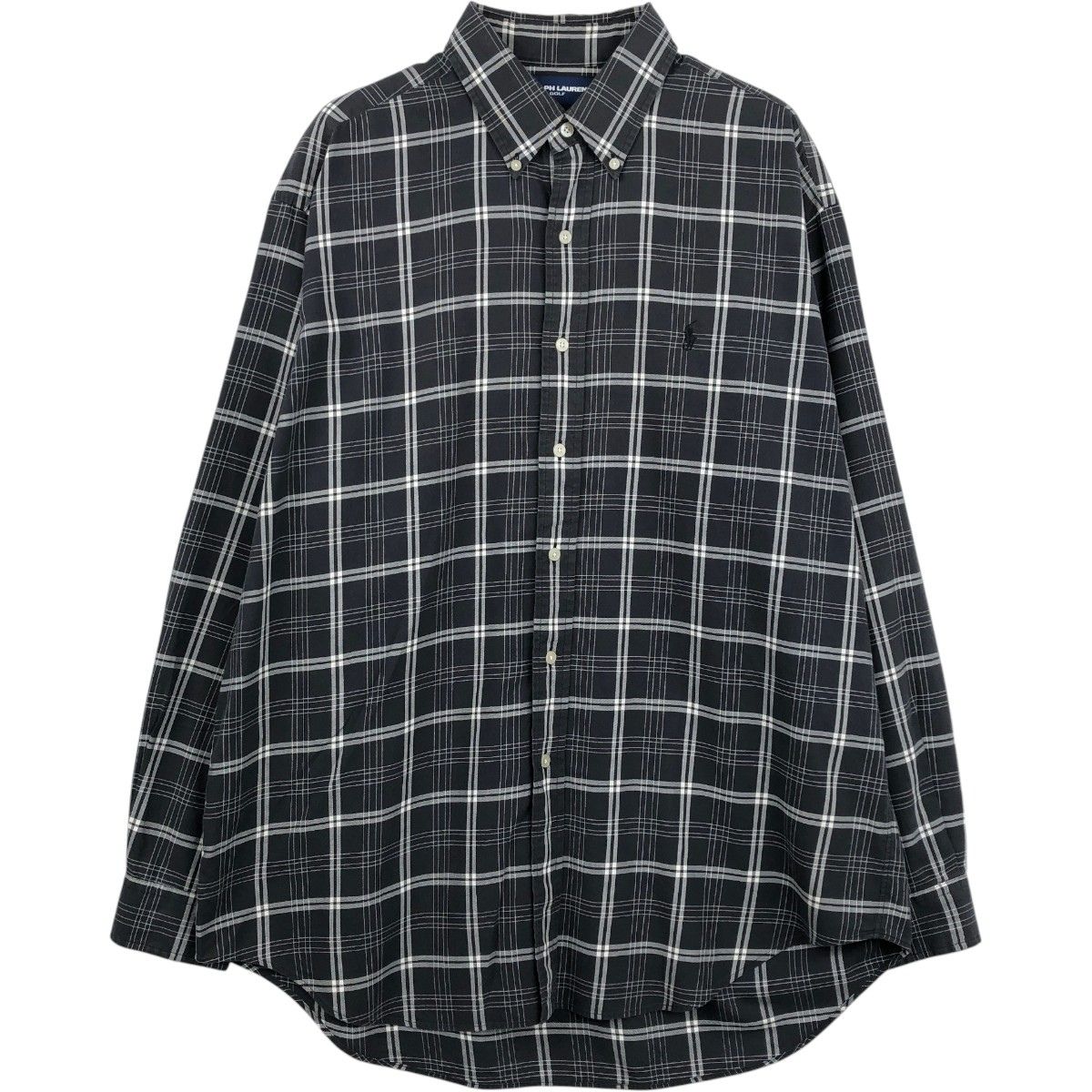 古着 ラルフローレン Ralph Lauren RALPH LAUREN GOLF BLAKE 長袖 ボタンダウンチェックシャツ メンズL相当/eaa661307 6,019円
