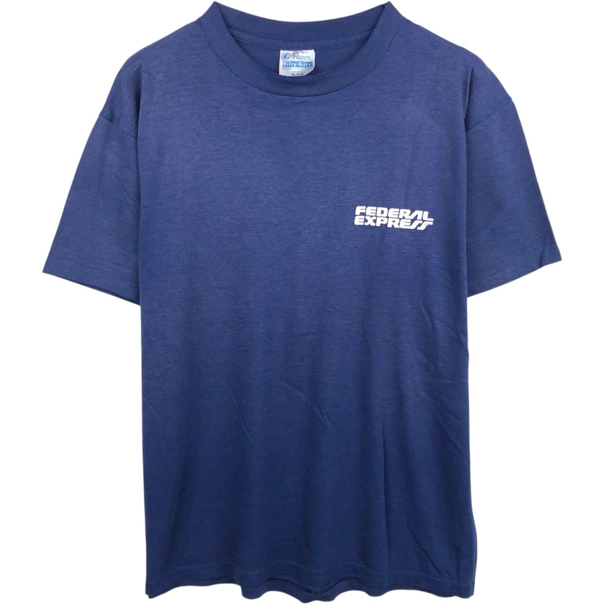 古着 90年代 ヘインズ Hanes Fifty-Fifty 青タグ アドバタイジングTシャツ USA製 メンズXL相当/eaa642471
