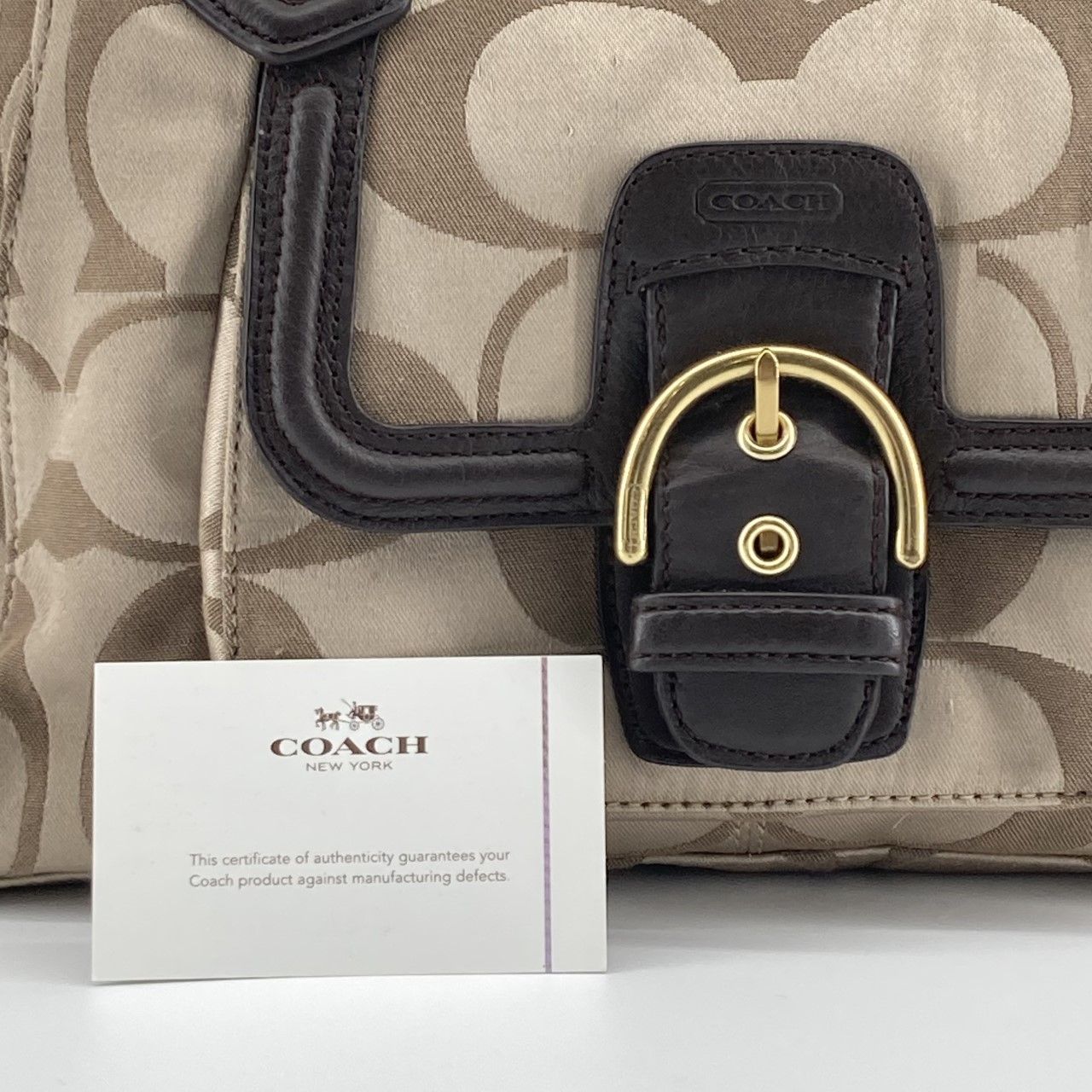 COACH（コーチ） シグネチャー サッチェル 2WAY F24741 ハンドバッグ
