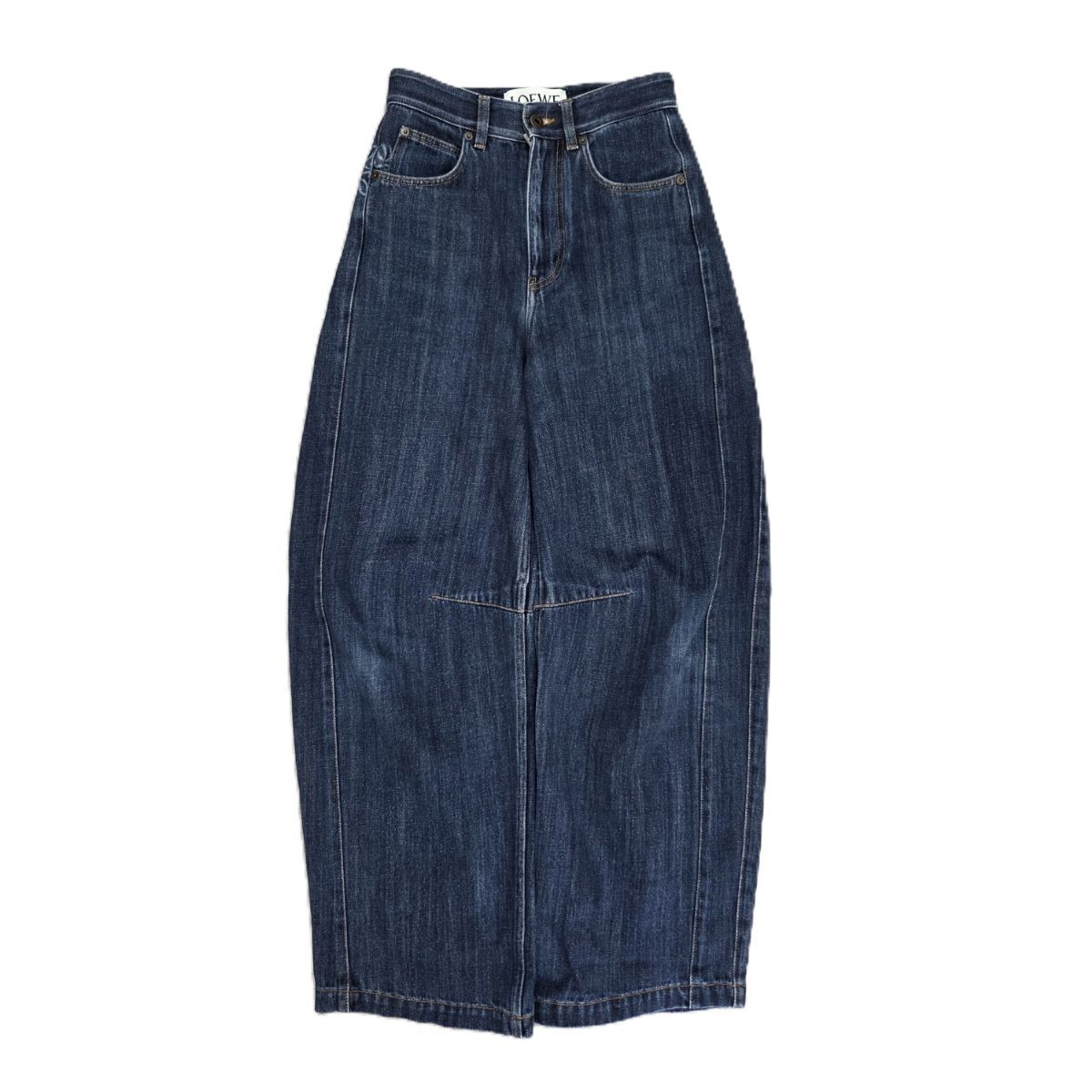 LOEWE ロエベ ANAGRAM BARREL JEANS アナグラム バレル ジップフライ