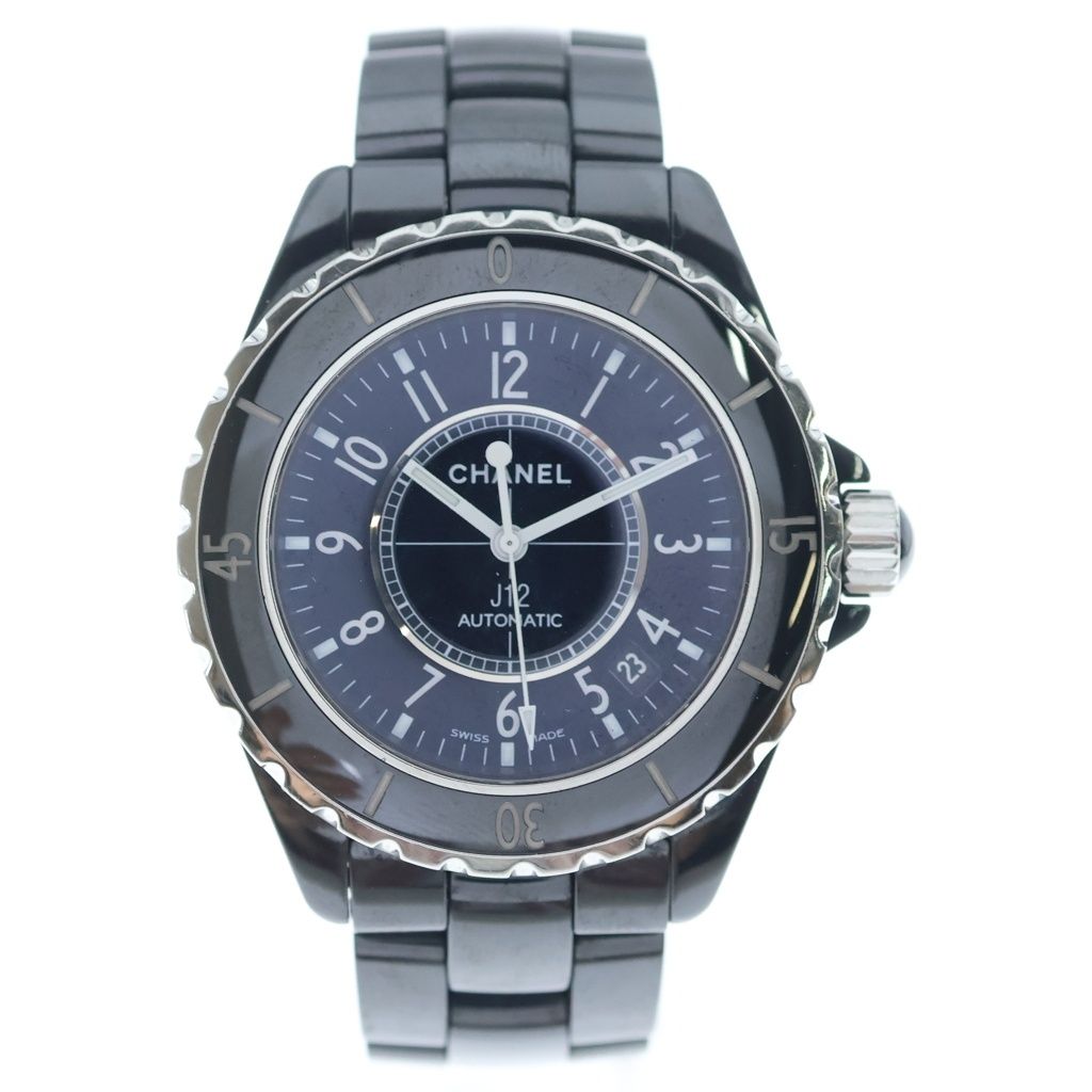 シャネル J12 38mm 38mm H0685 メンズ 腕時計【Aランク】【中古】 CHANEL (シャネル) J12 38MM H0685 ブラックセラミック 自動巻 腕時計
