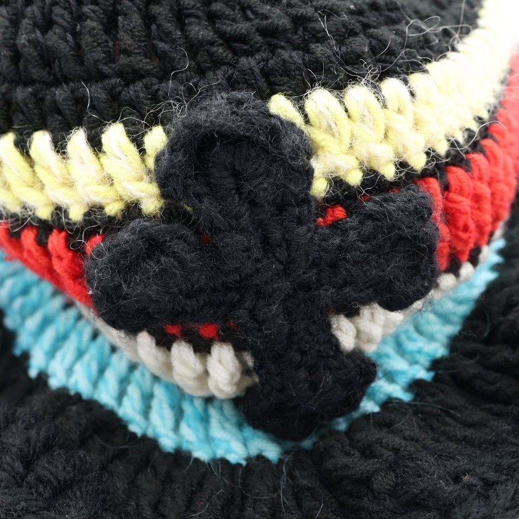 Y.A.R.N (ヤーン) KNITE HAT クロスパッチデザイン ニットバケット