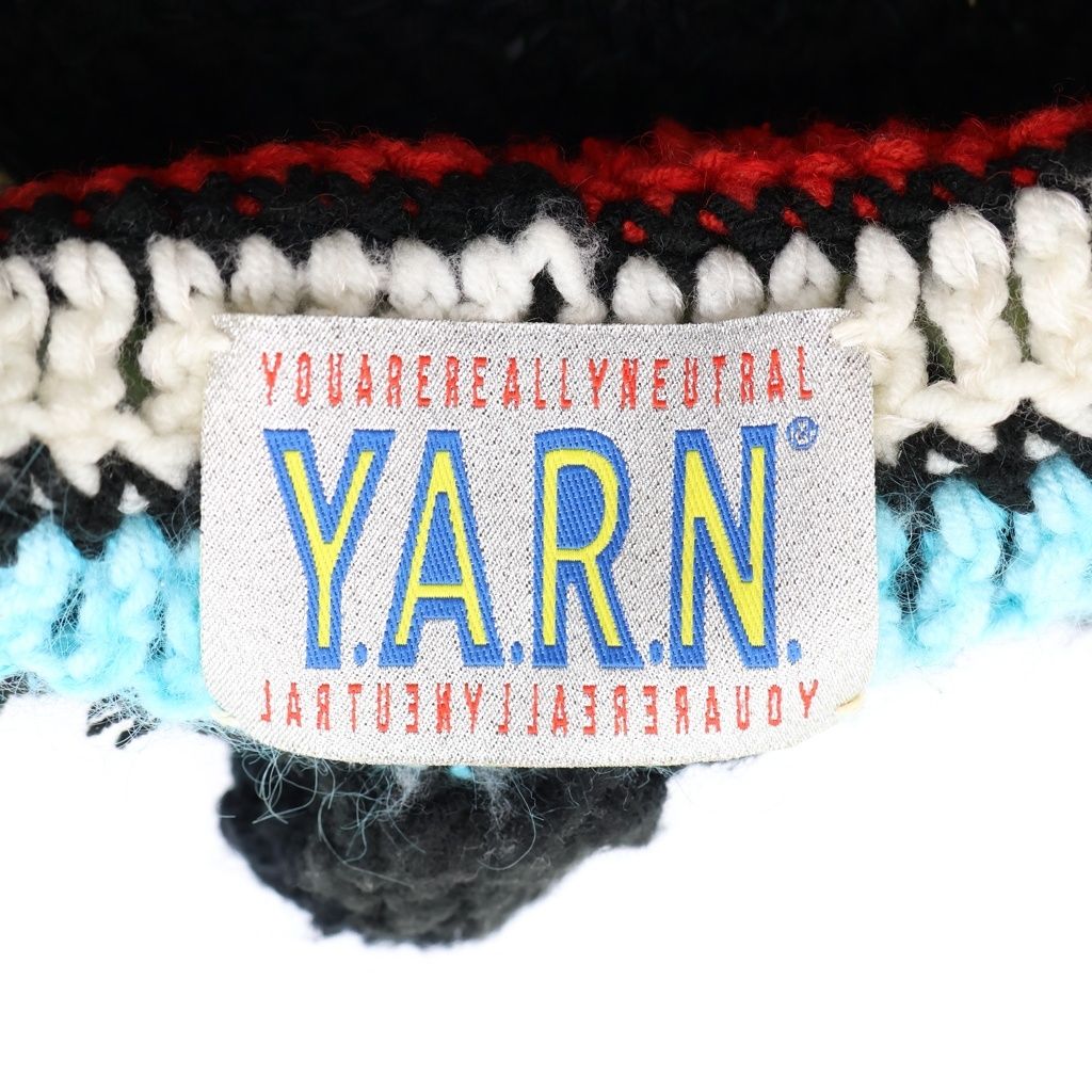 Y.A.R.N (ヤーン) KNITE HAT クロスパッチデザイン ニットバケット