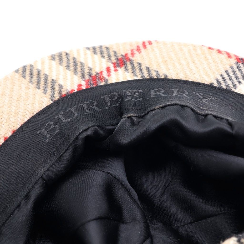 BURBERRY (バーバリー) ノバチェック総柄 ツイード ウール