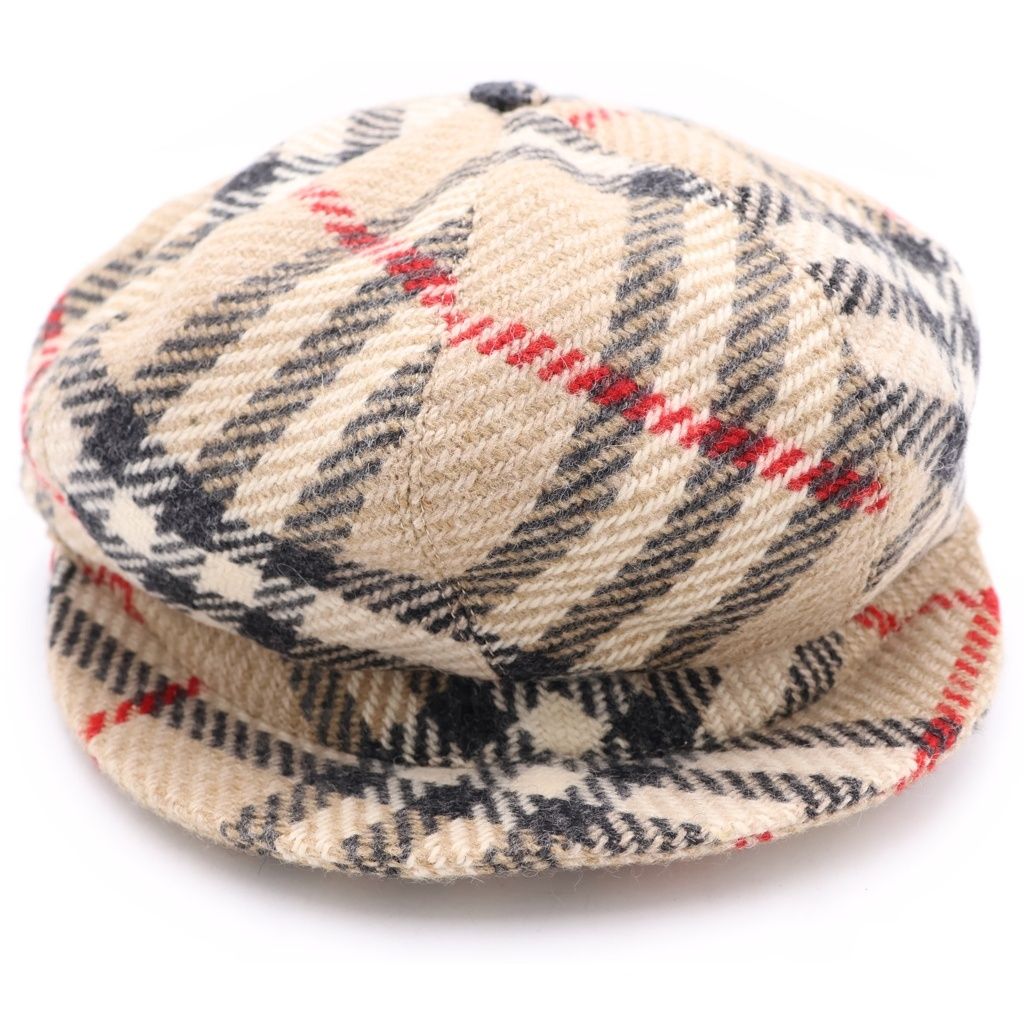 BURBERRY (バーバリー) ノバチェック総柄 ツイード ウール