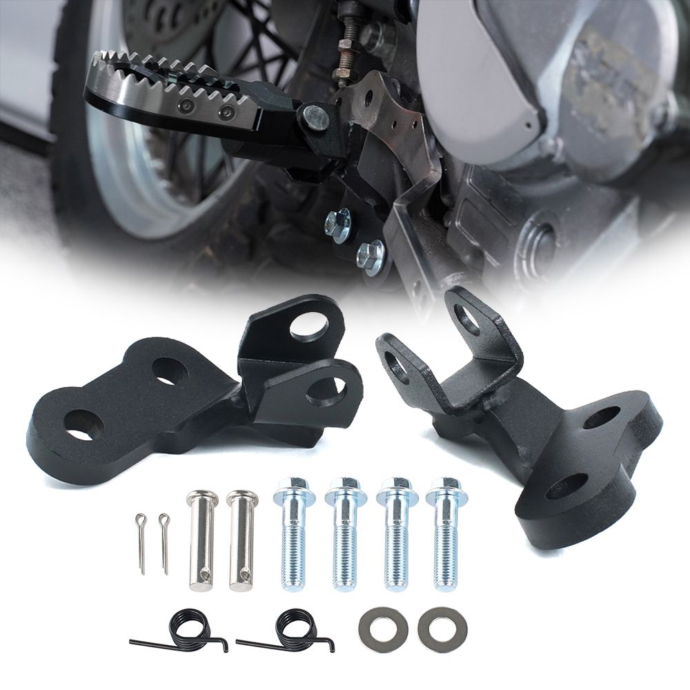 スズキ DR650 1996-2025 用 フットペグローダウンキット