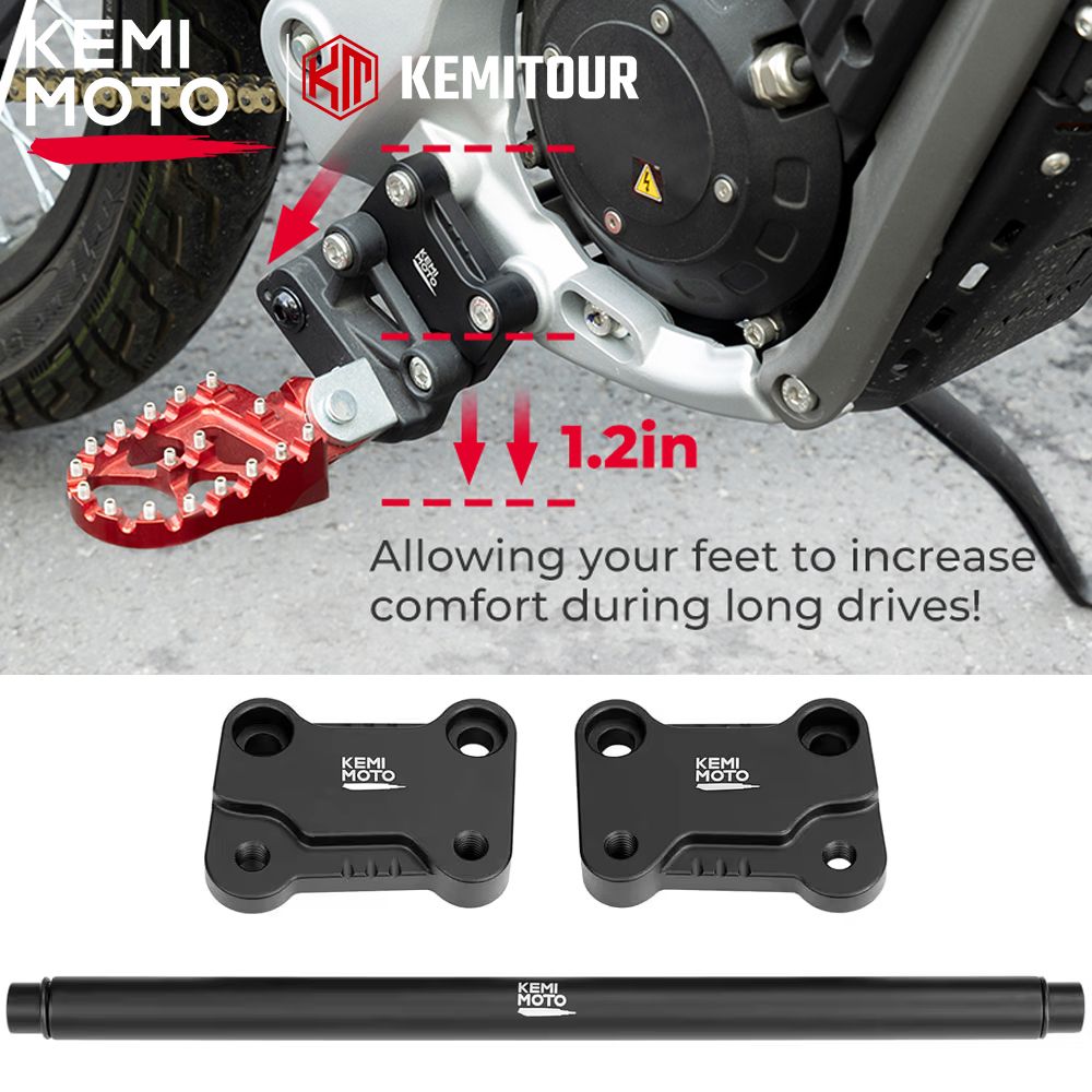 タラリアXXX/X3 用 フットペグエクステンダーブラケットキット CNC製