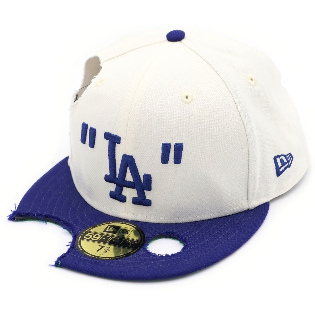 OFF-WHITE (オフホワイト) NEW ERA MLB LA DODGERS CAP ニューエラ ロサンゼルスドジャーズ キャップ 帽子 ホワイト/ブルー