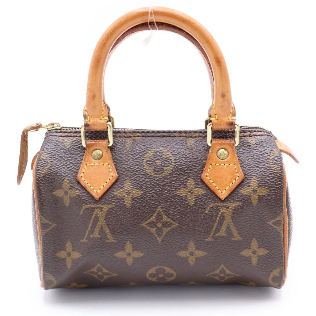 LOUIS VUITTON (ルイヴィトン) ミニスピーディ モノグラム ハンドバッグ ブラウン M41534