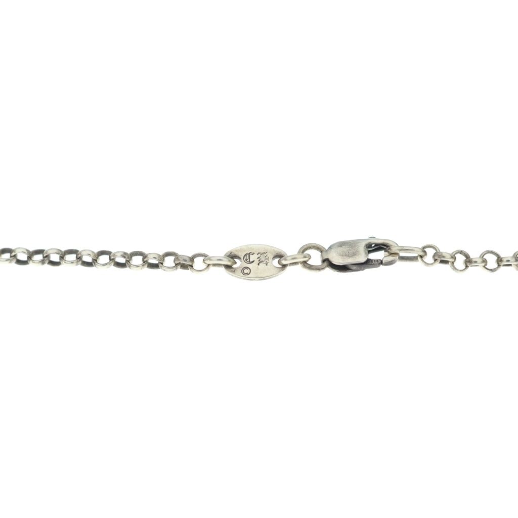 CHROME HEARTS クロムハーツ NECKCHAIN R20 ロールチェーンネックレス 20inch シルバー BCA084 CHROME HEARTS (クロムハーツ) NECKCHAIN R20 ロールチェーン