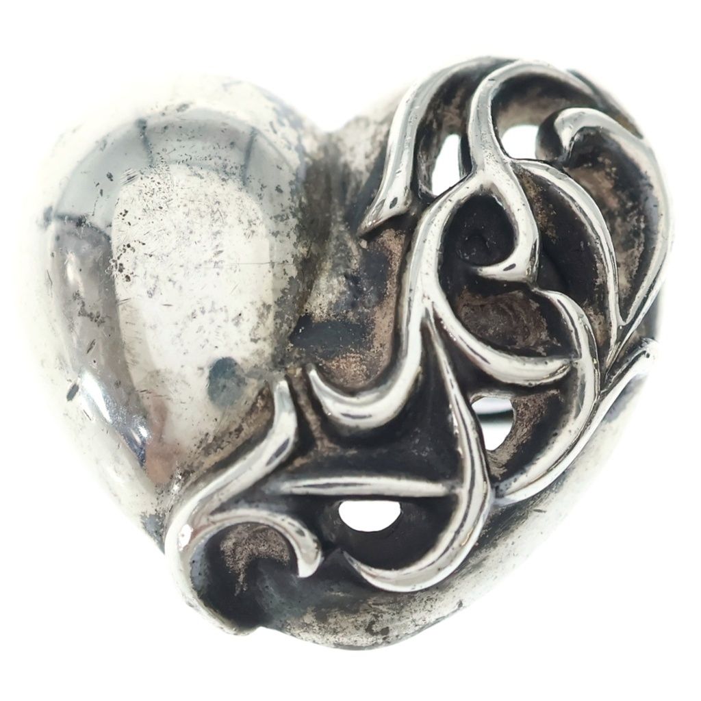 CHROME HEARTS (クロムハーツ) HAIRBAND HEART ハート ヘアバンド ヘアゴムコンチョ シルバー