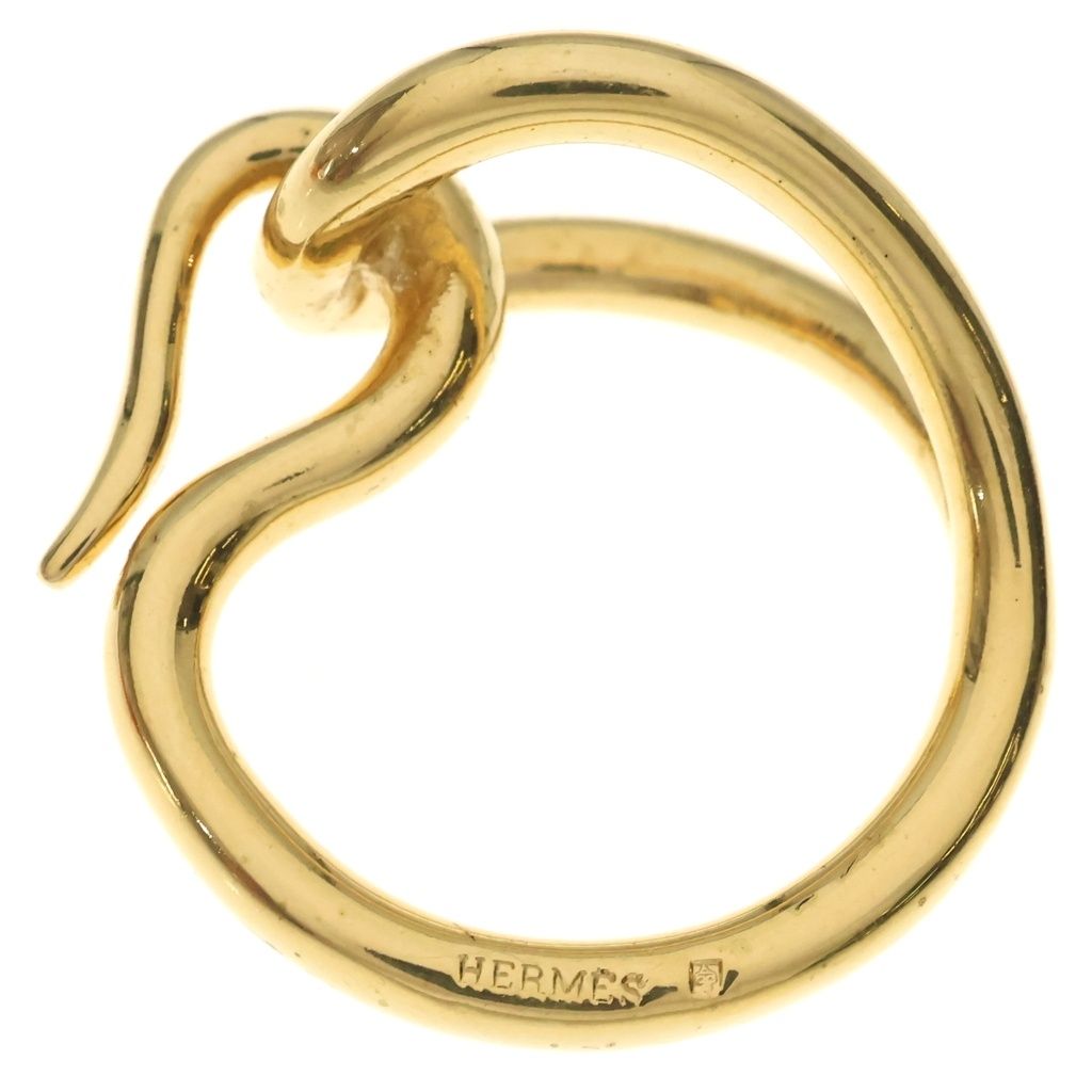 HERMES (エルメス) ジャンボ スカーフ リング ゴールド 箱 - メルカリ