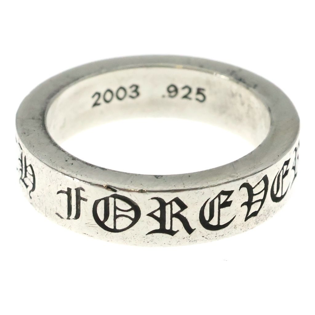 CHROME HEARTS (クロムハーツ) 6mm SPACER FOREVER 6mmスペーサーリング フォーエバーシルバーBCA337