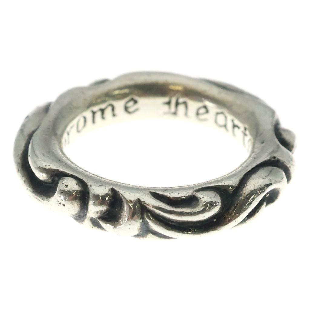 CHROME HEARTS (クロムハーツ) SCRL BAND スクロールバンド リング シルバー BCA351