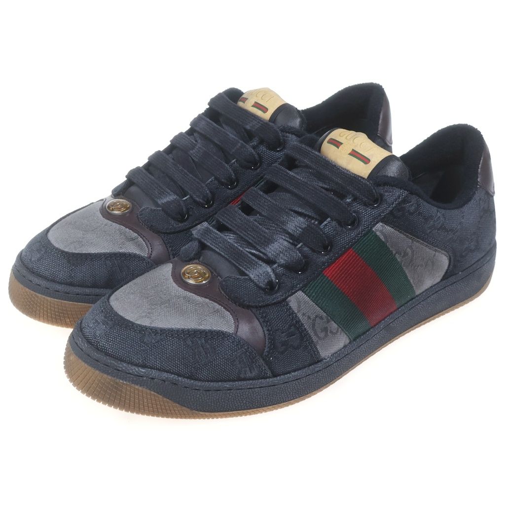 GUCCI (グッチ) SCREENER スクリーナー GGキャンバス ローカット