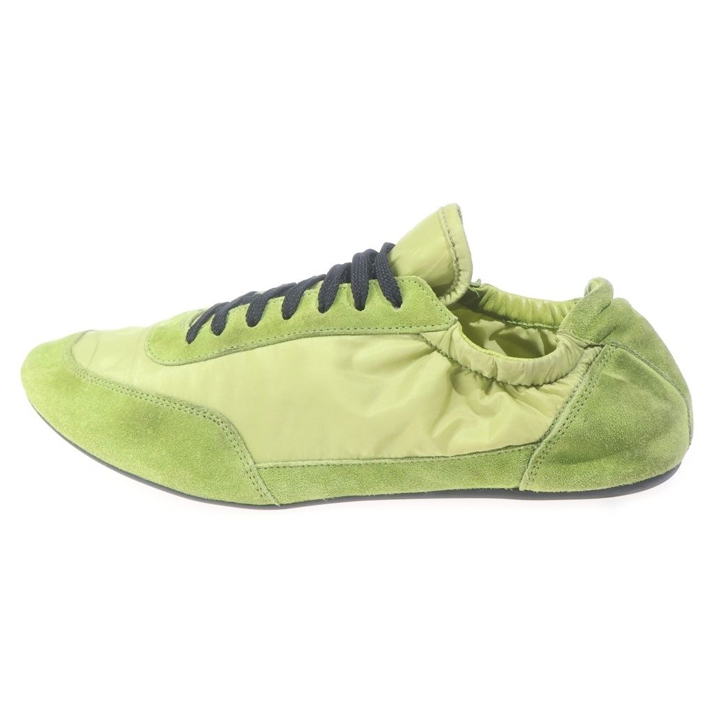 PRADA (プラダ) Collapse Re-Nylon and Suede Elasticized Sneakers