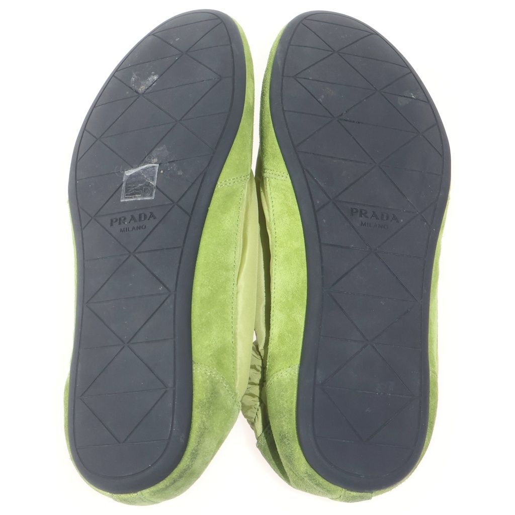PRADA (プラダ) Collapse Re-Nylon and Suede Elasticized Sneakers