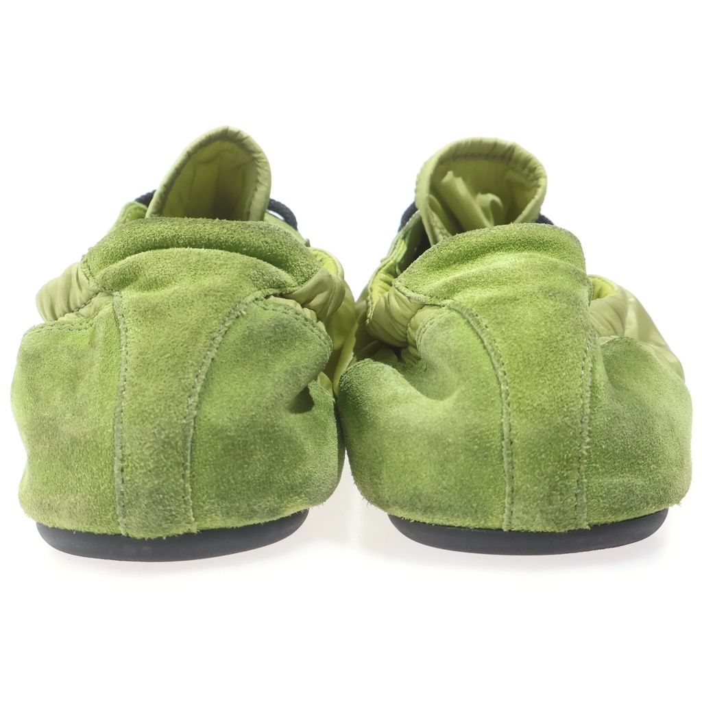 PRADA (プラダ) Collapse Re-Nylon and Suede Elasticized Sneakers