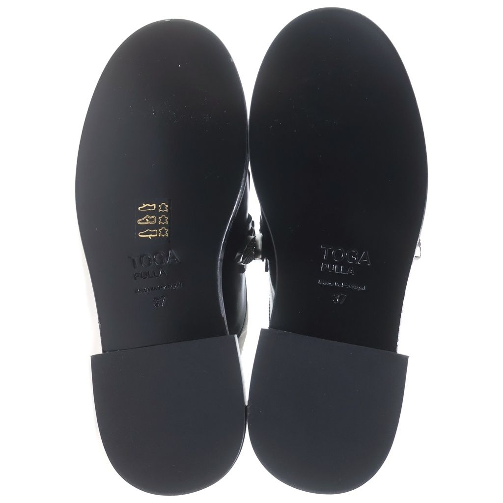 TOGA PULLA (トーガ プルラ) METAL PARTS MULE TASSEL LOAFER メタル