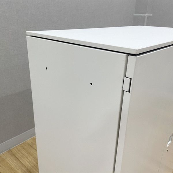 両開き書庫 レクトライン 天板付 スチールキャビネット オフィス