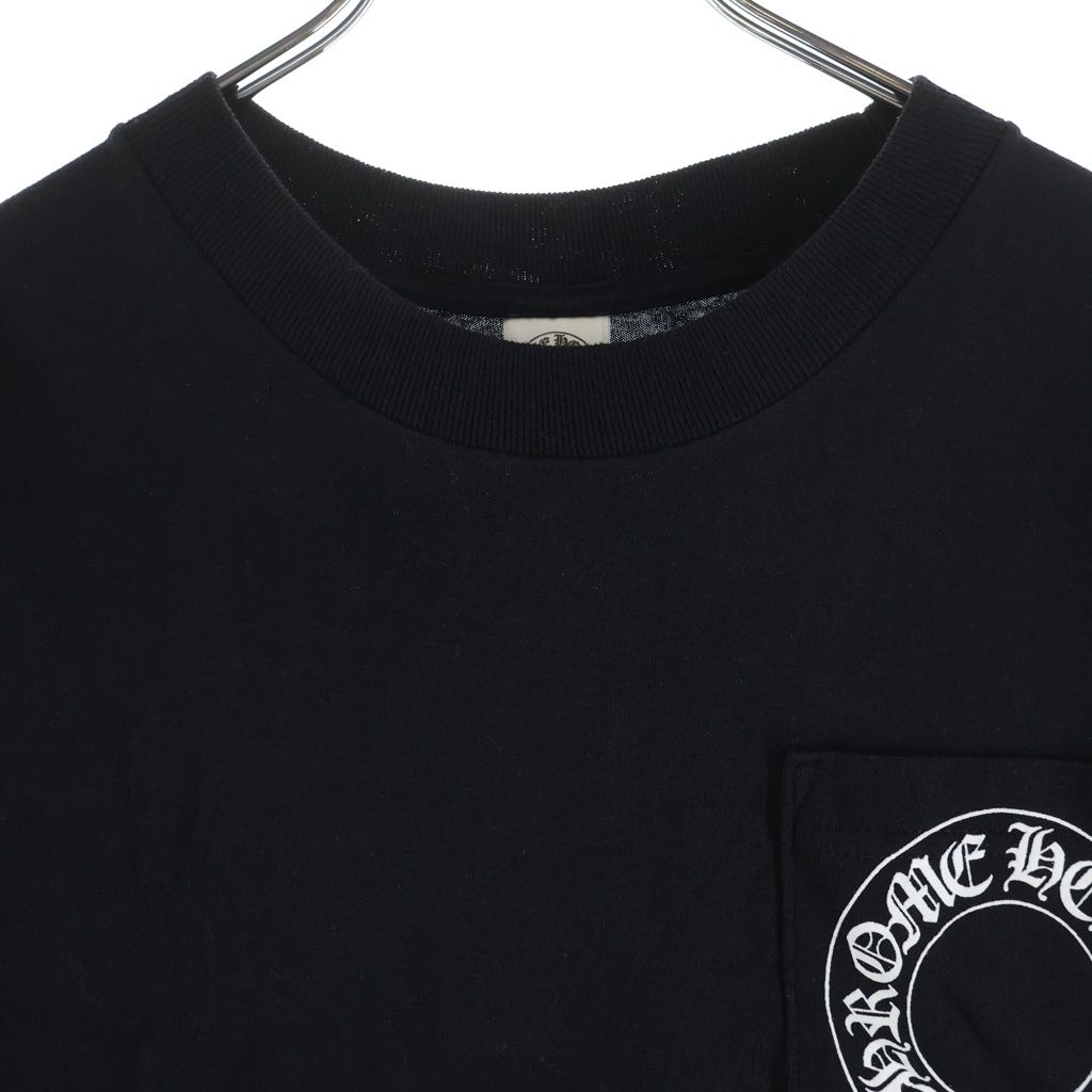 CHROME HEARTS (クロムハーツ) CHプラスプリント ポケット半袖Tシャツ