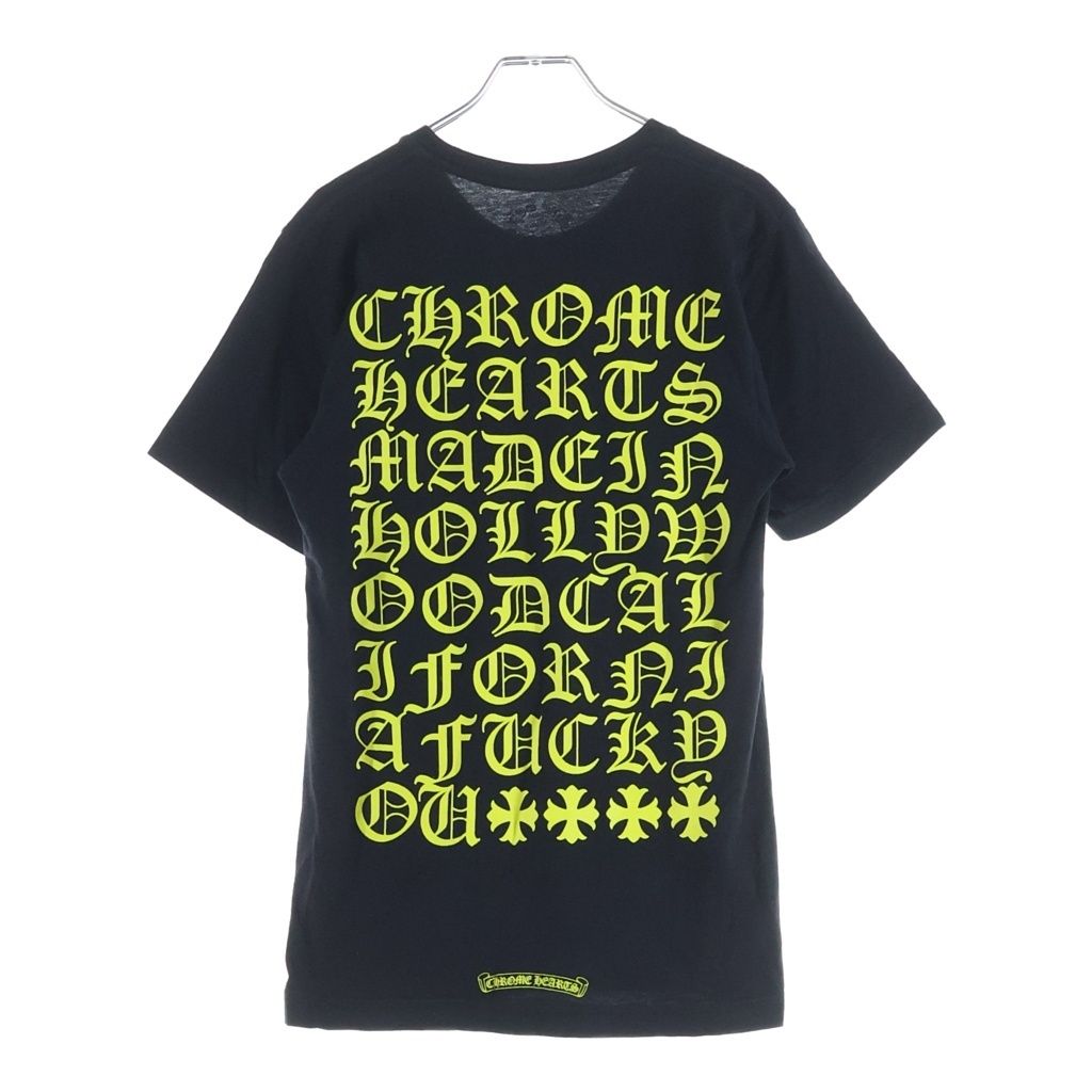 CHROME HEARTS (クロムハーツ) CH T-SHRT 2 バック英字プリントTシャツ