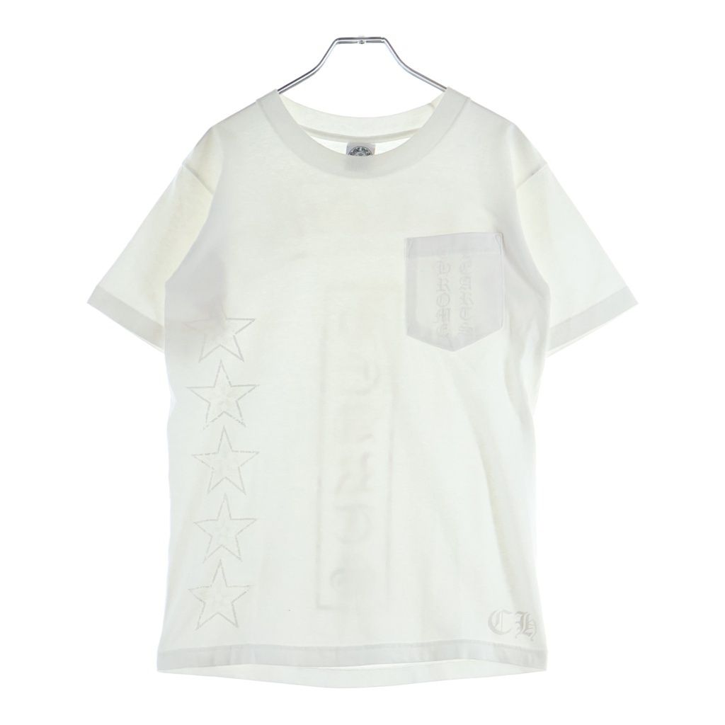 クロムハーツ OLD T-BAR STAR LOGO TEE 半袖Ｔシャツ M CHROME HEARTS (クロムハーツ) OLD T-BAR TEE オールド Tバープリント