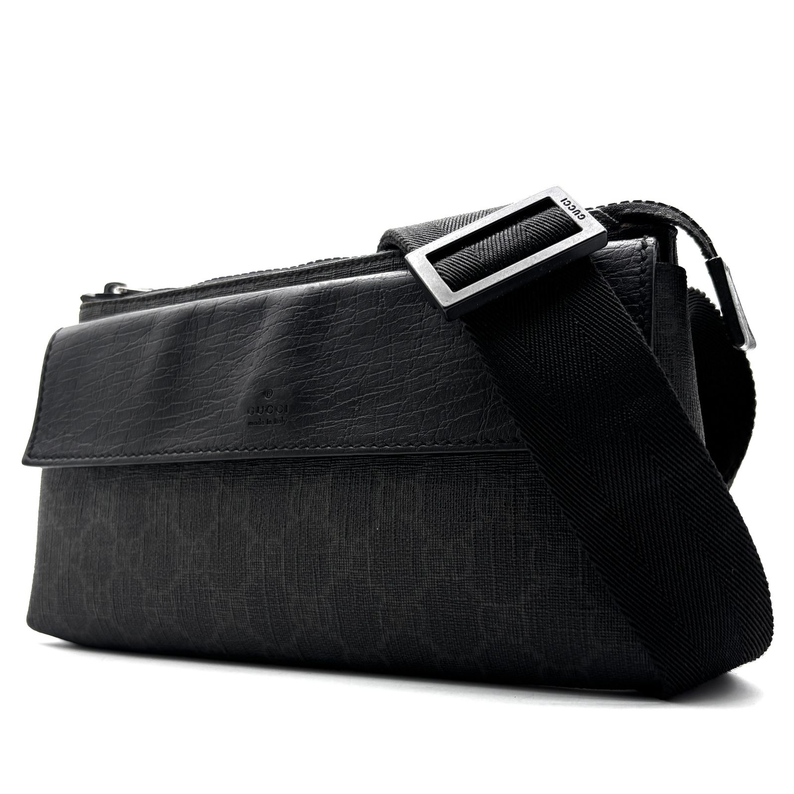 美品 グッチ GUCCI ボディバッグ ウエストポーチ クロスボディ GG 
