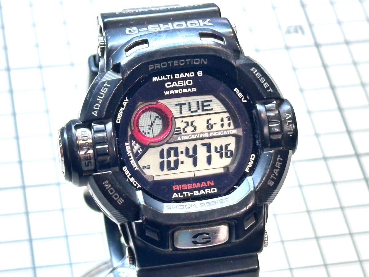 希少 カシオ CASIO G-SHOCK RISEMAN ライズマン 電波 タフソーラー 裏