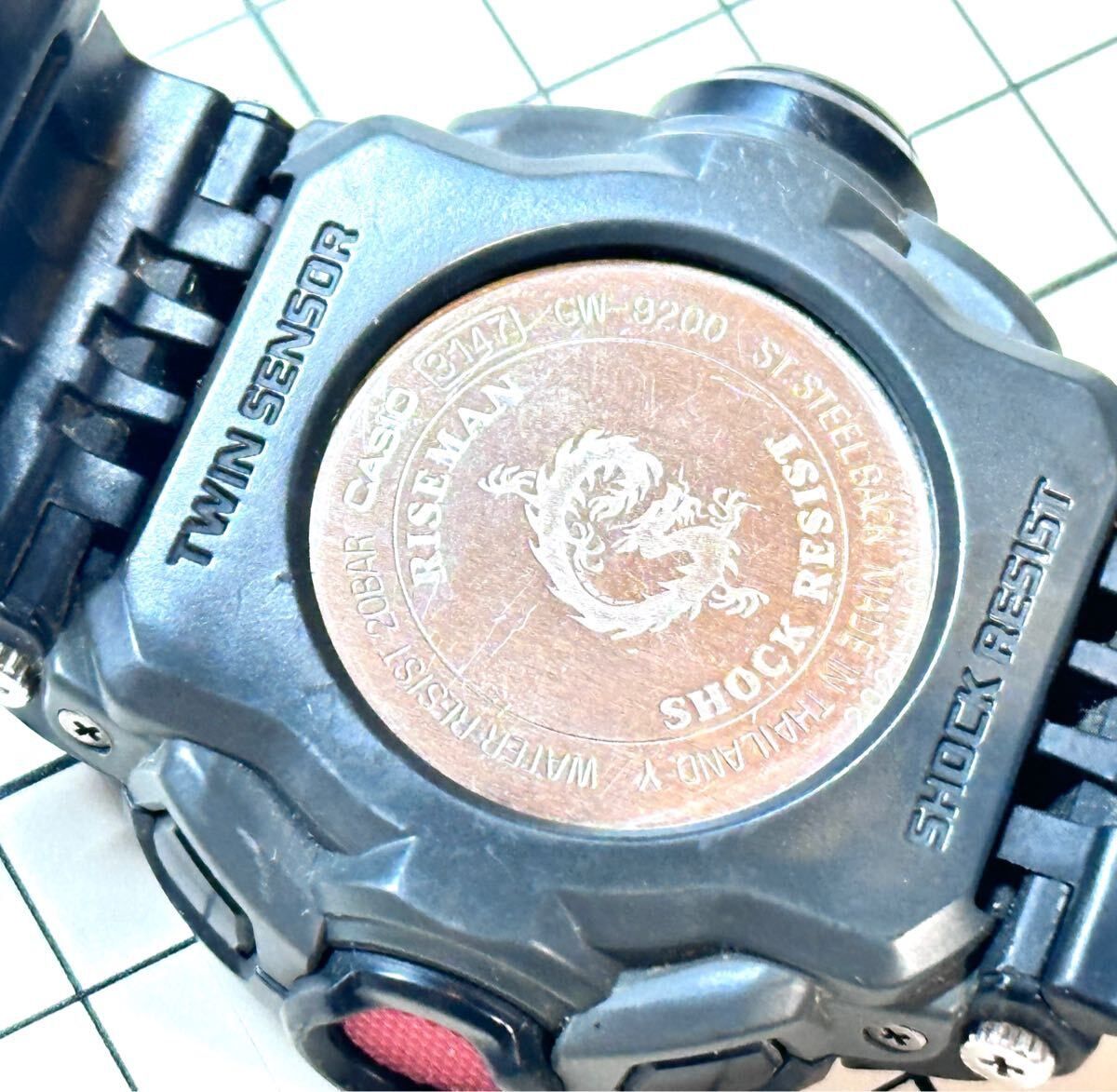 希少 カシオ CASIO G-SHOCK RISEMAN ライズマン 電波 タフソーラー 裏