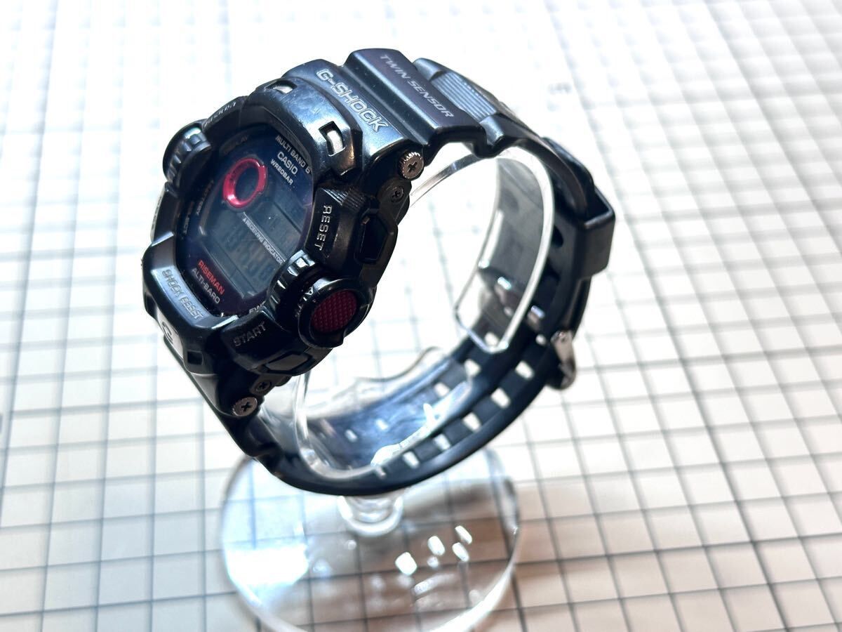 希少 カシオ CASIO G-SHOCK RISEMAN ライズマン 電波 タフソーラー 裏