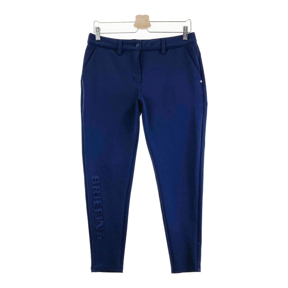 BRIEFING ネイビー ロゴ入りパンツ サイズ：M BRIEFING GOLF ブリーフィング ストレッチパンツ 3Dロゴ