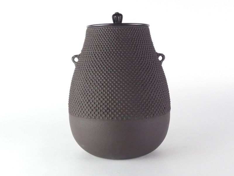 畠春斎「霰 鶴首釜」共箱 保証品 茶道具 /R262(tk4) - メルカリ