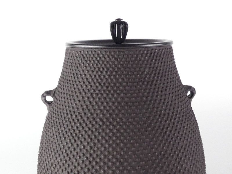 畠春斎「霰 鶴首釜」共箱 保証品 茶道具 /R262(tk4) - メルカリ