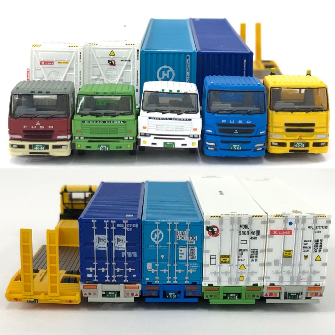 トミーテック　トレーラーコレクション　第４弾　10台　+　透明トレーラー(１台) トミーテック ザ・トレーラーコレクション 第4弾 10台 未塗装有 N