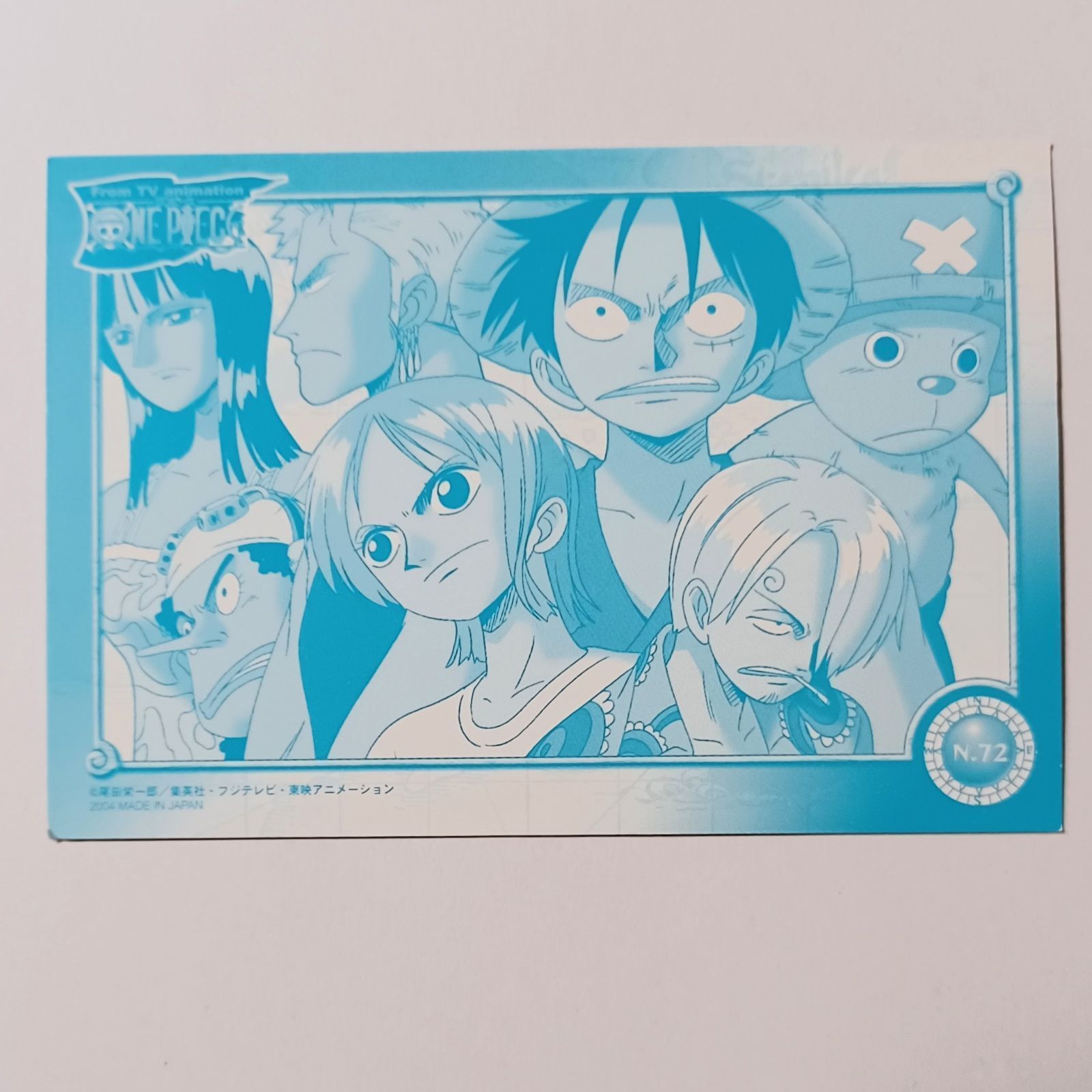 N.72 ルフィ、ゾロ、ナミ、チョッパー、サンジ、ウソップ、ロビン