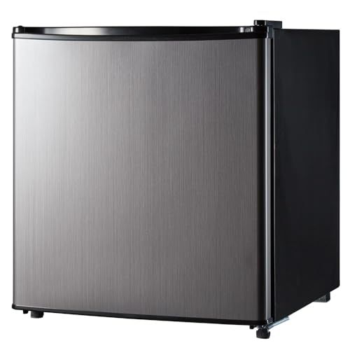 simplus 1ドア冷蔵庫 47L 自動霜取り機能付 左右開き SP-47LD 一人暮らし 小型 コンパクト シンプラス 大容量 温度調整可 両開き 仕切り棚 製氷 サブ冷蔵庫 新生活 (1ドア/47L, メタリックグレー)mt 5863d4cc